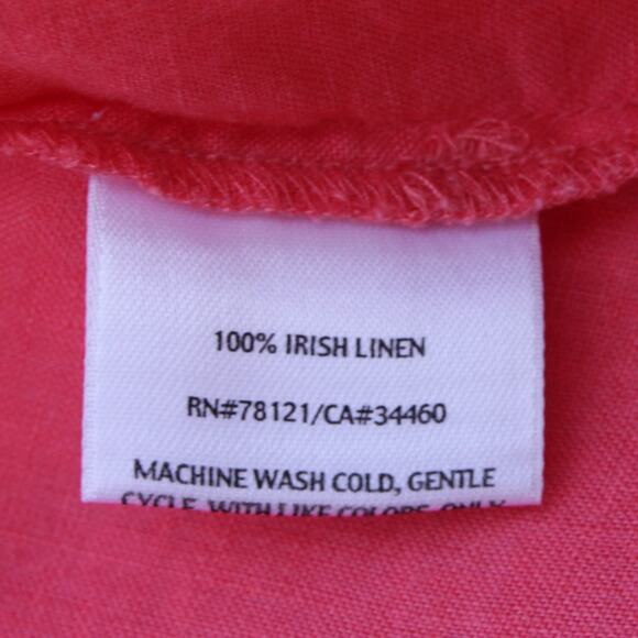 Eileen Fisher Irish Linen Button Up Tunic Top M - Picture 11 of 11